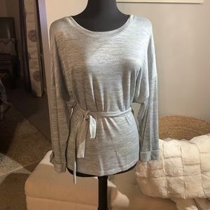 Belted waist top